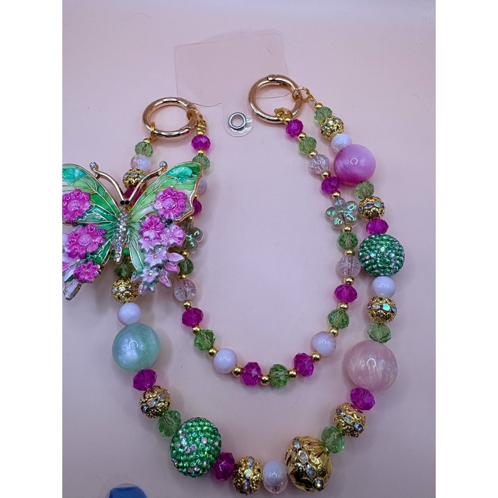 Beautiful Butterfly Phone Lanyard - NEW